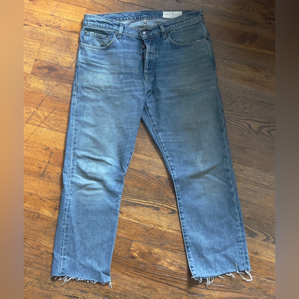 Imogene and Willie Barton slim. Washed. 33
